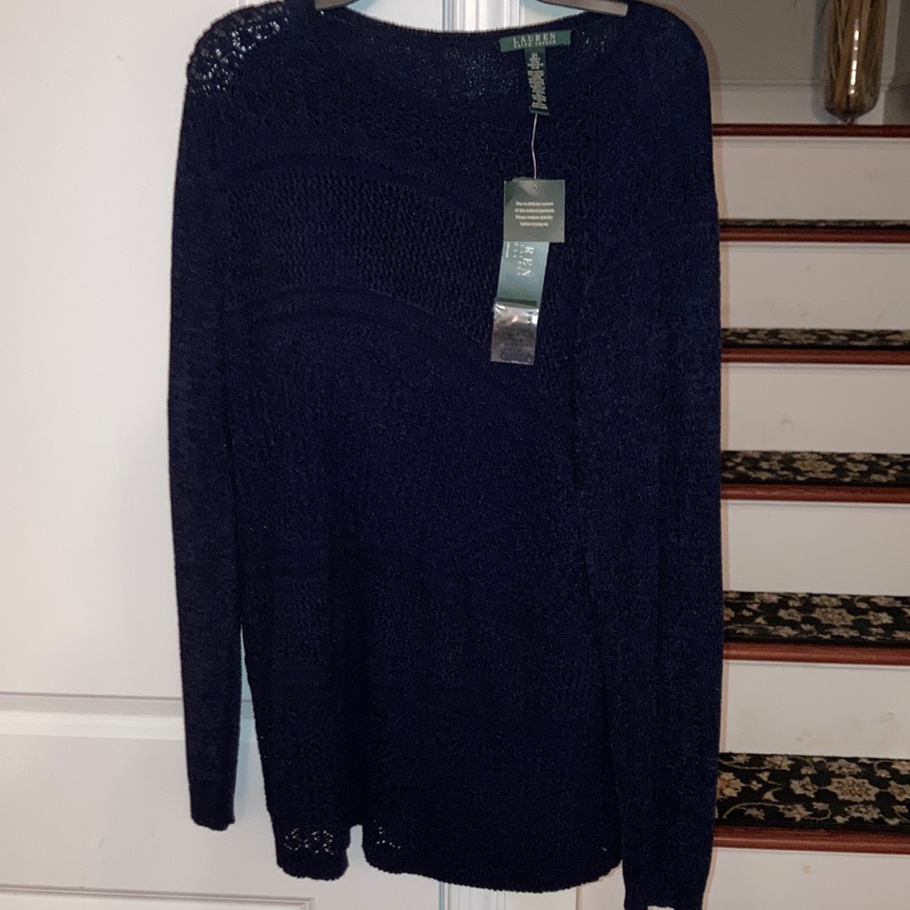 Lauren Ralph Lauren Navy Sweater
